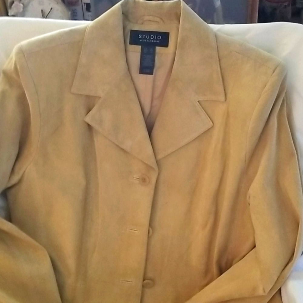 Suede Jacket Liz Claiborne